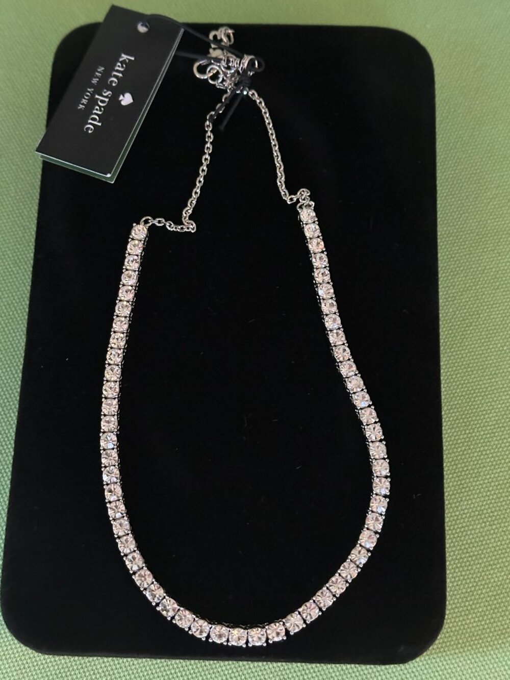KATE SPADE SHIMMY TENNIS NECKLACE:NWT